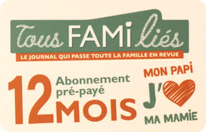 Carte de 12 mois