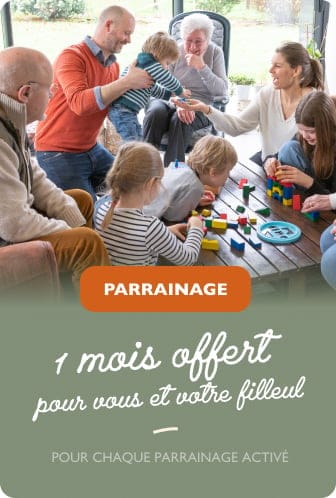 Parrainage : votre journal familial avec 1 mois offert pour vous et votre filleul
